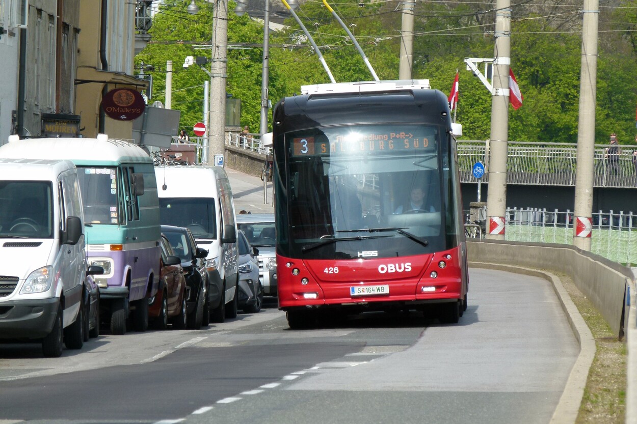 Linienverkehr in Salzburg - Obus