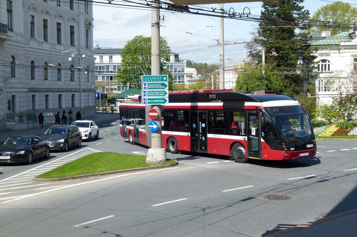 Linienverkehr in Salzburg - Obus
