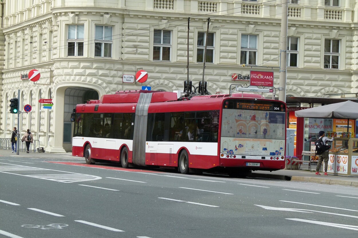 Linienverkehr in Salzburg - Obus