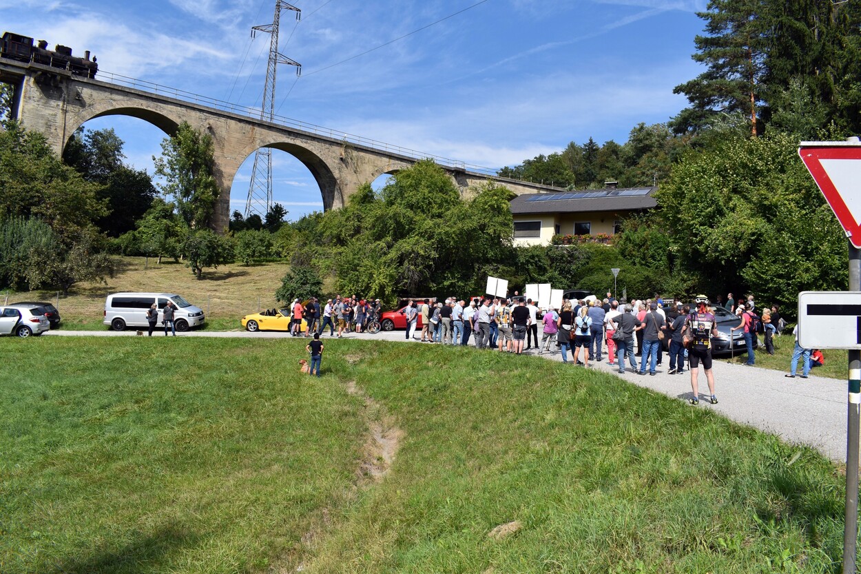 Demonstration - Für den Erhalt der Feistritztalbahn!