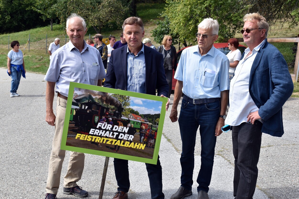 Demonstration - Für den Erhalt der Feistritztalbahn!