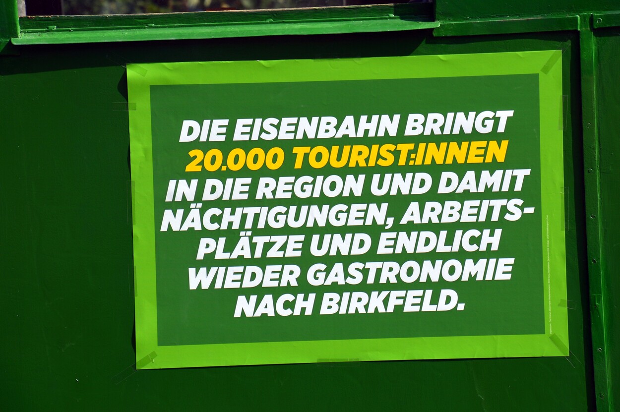 Demonstration - Für den Erhalt der Feistritztalbahn!