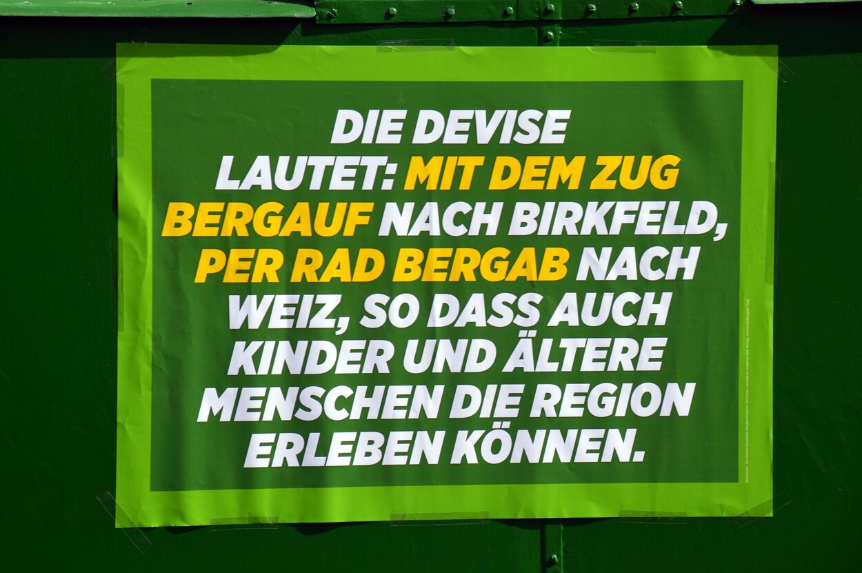 Demonstration - Für den Erhalt der Feistritztalbahn!