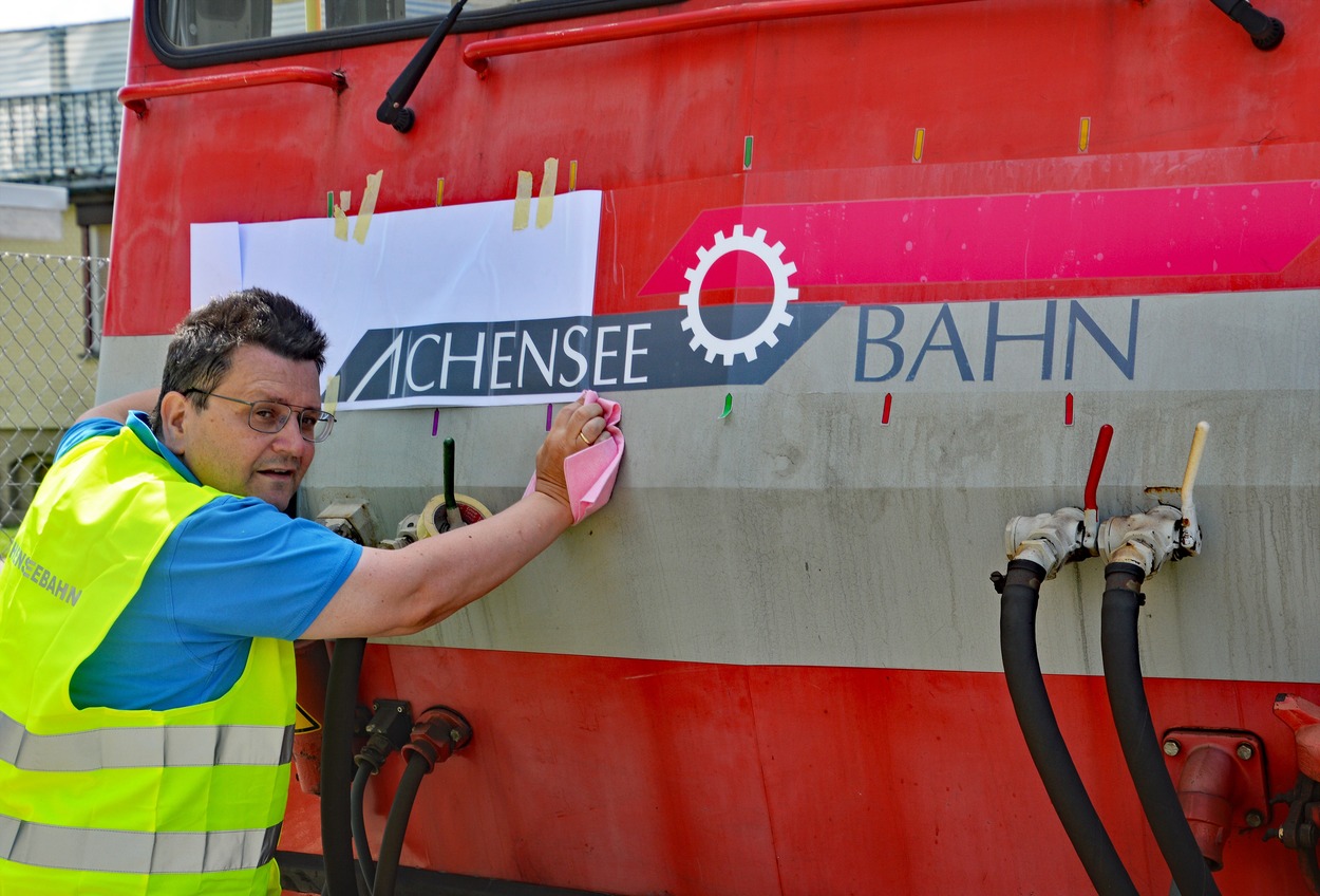 Appenzellerbahn Triebwagen für die Achenseebahn im Appenzell