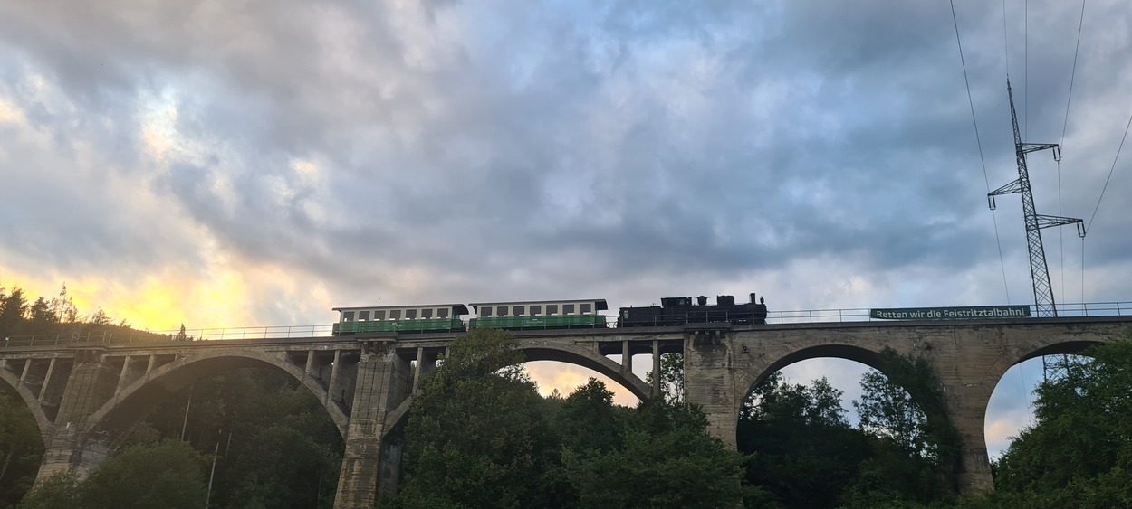 Demonstration - Für den Erhalt der Feistritztalbahn!