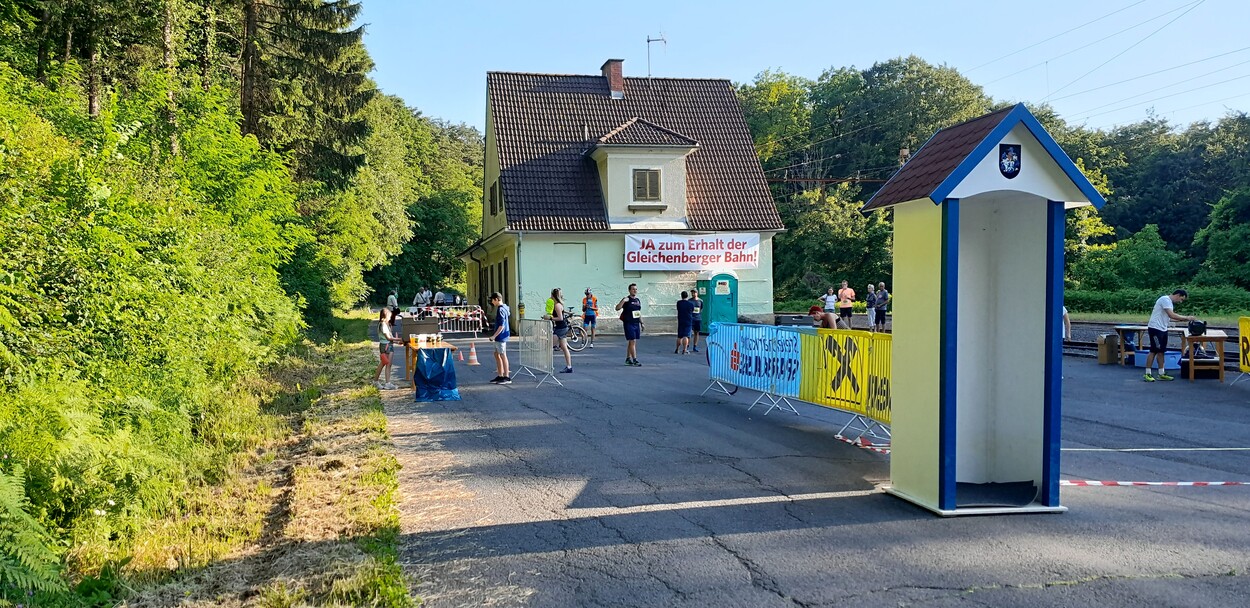 Start am Bahnhof Gnas - 5. Sonnwendlauf am 11. Juni 2022