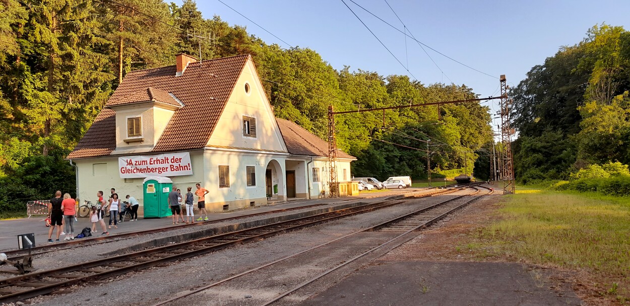 Start am Bahnhof Gnas - 5. Sonnwendlauf am 11. Juni 2022