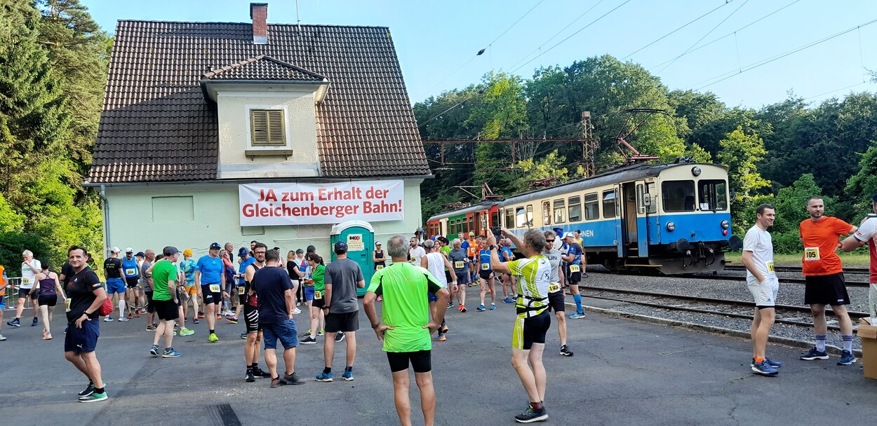 Start am Bahnhof Gnas - 5. Sonnwendlauf am 11. Juni 2022