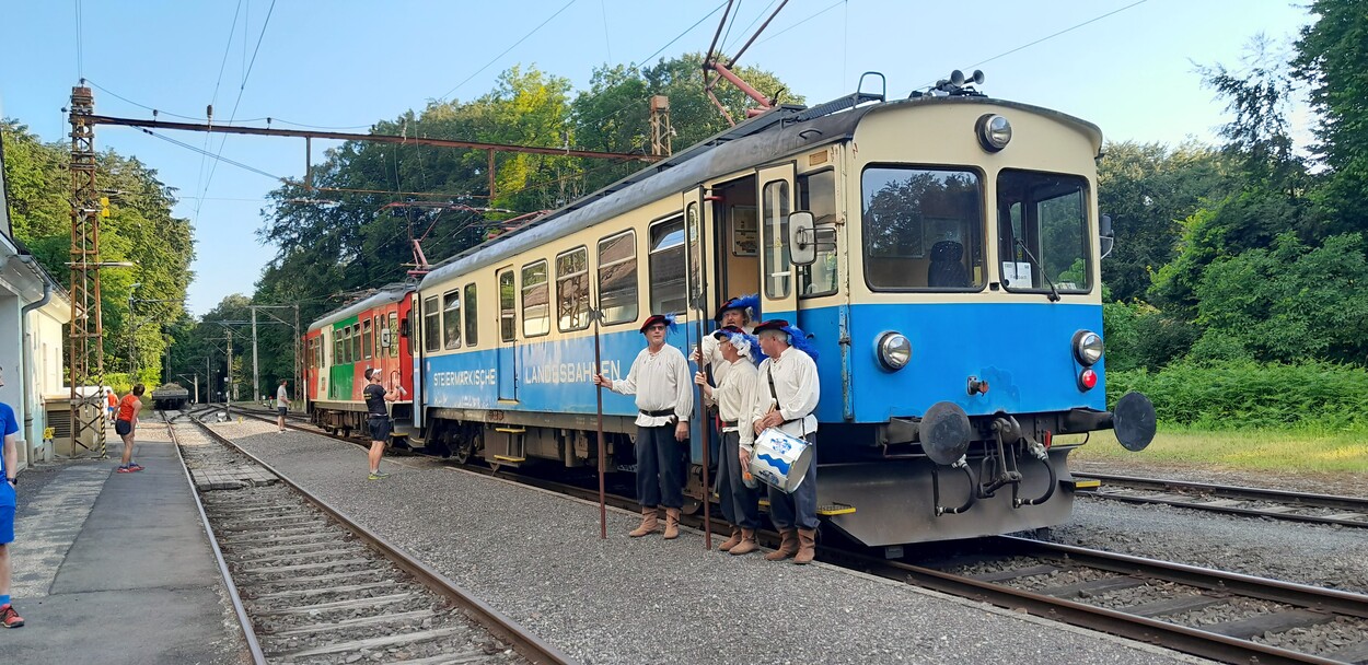 Start am Bahnhof Gnas - 5. Sonnwendlauf am 11. Juni 2022