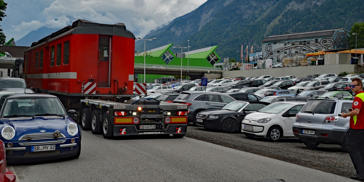 Blechhalde P+R-Parkplatz Bahnhof Jenbach