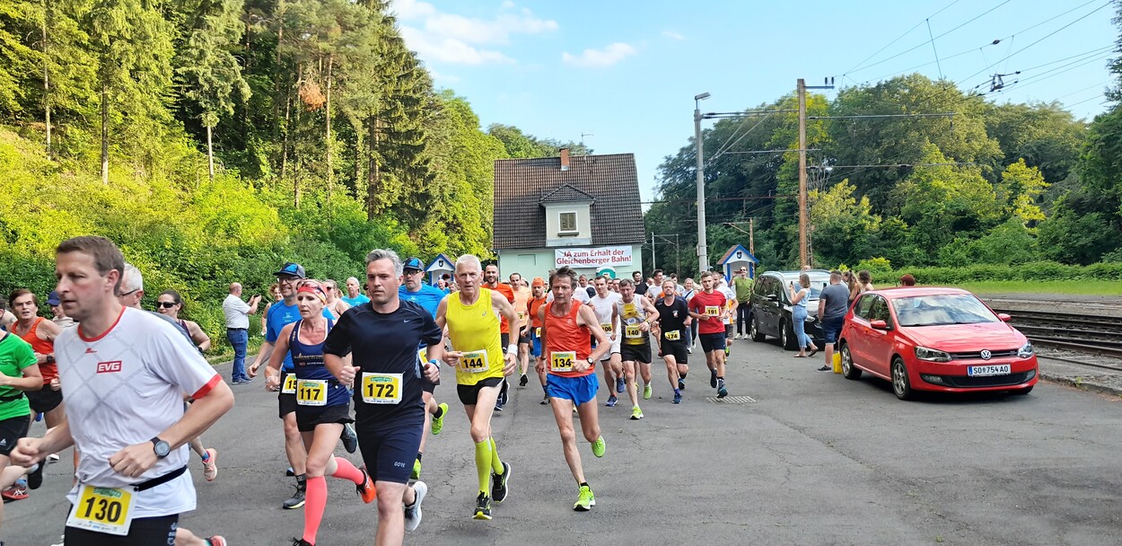 Start am Bahnhof Gnas - 5. Sonnwendlauf am 11. Juni 2022