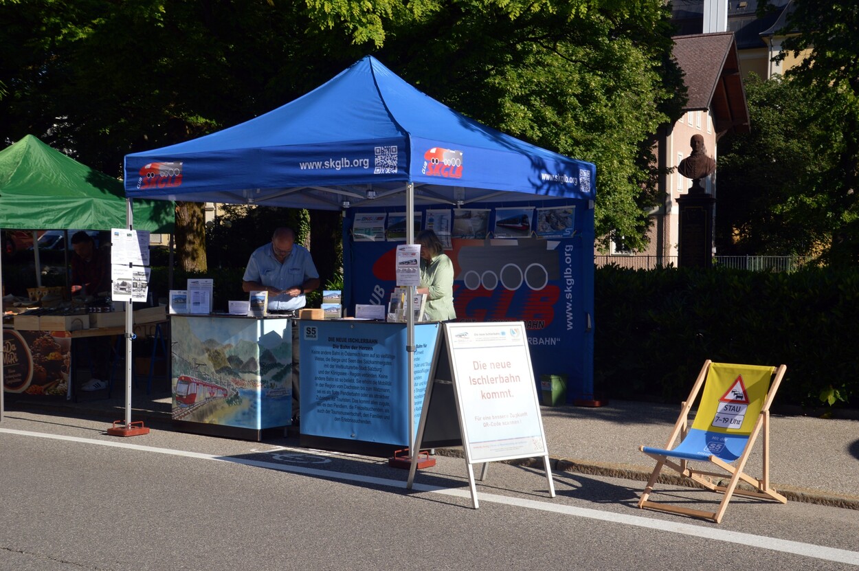 SKGLB Infostand Wochenmarkt Bad Ischl