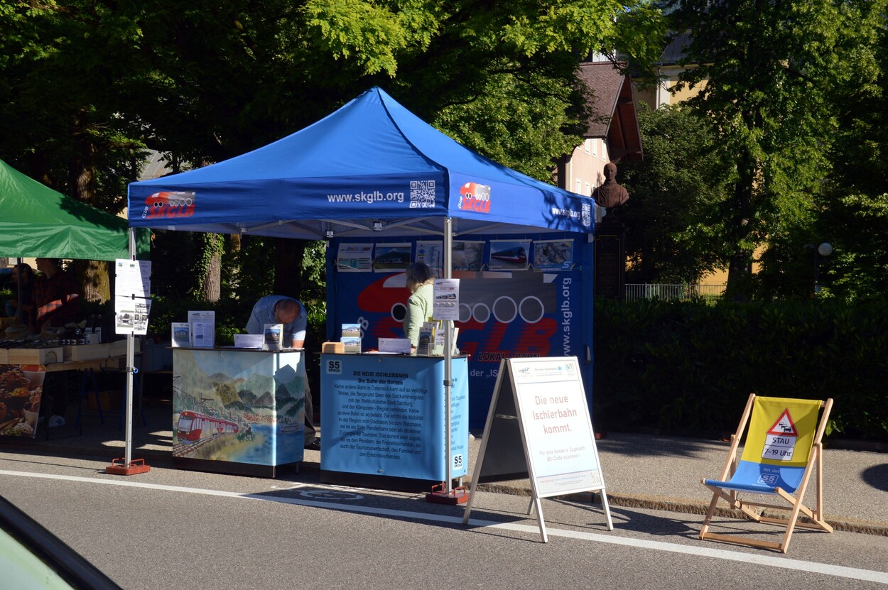 SKGLB Infostand Wochenmarkt Bad Ischl