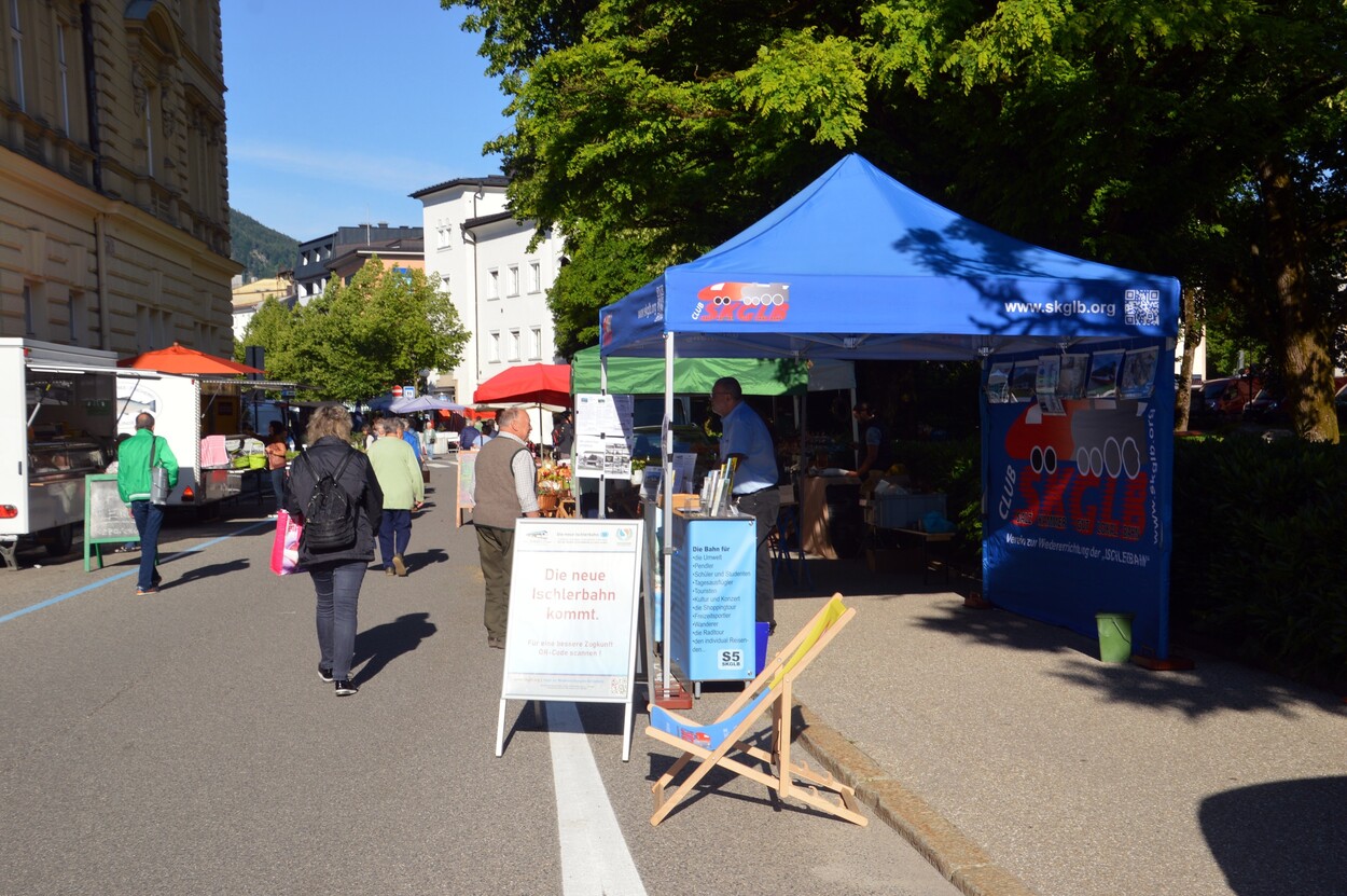SKGLB Infostand Wochenmarkt Bad Ischl