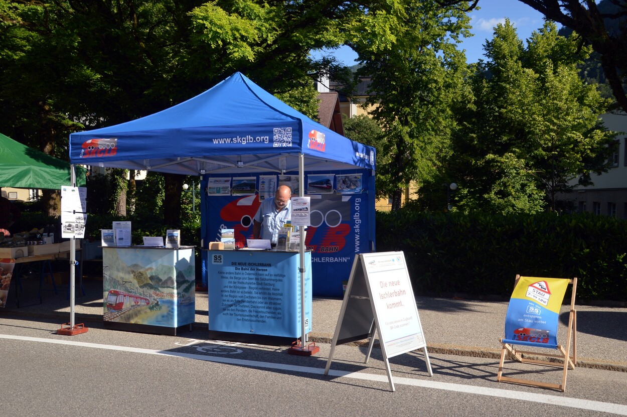 SKGLB Infostand Wochenmarkt Bad Ischl