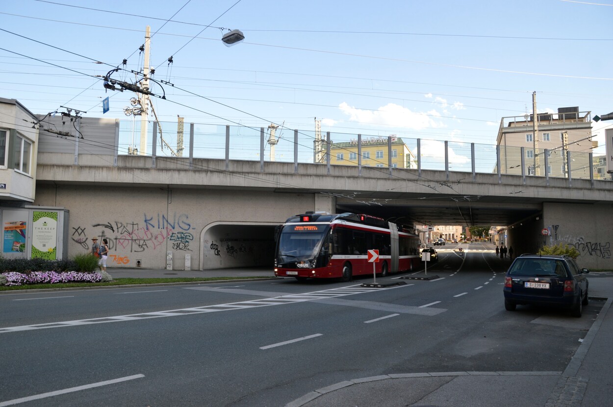 Linienverkehr in Salzburg - Obus