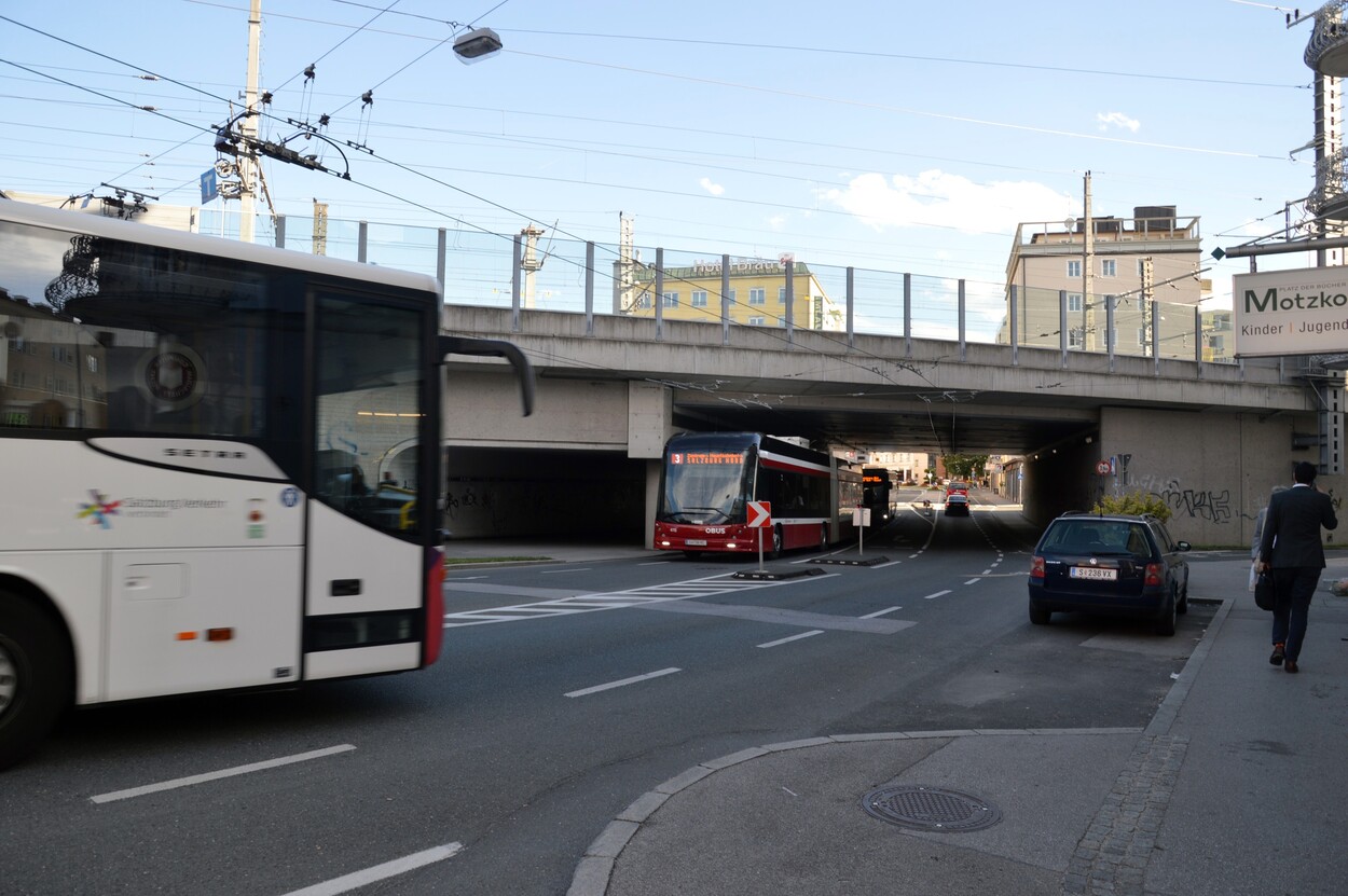 Linienverkehr in Salzburg - Obus