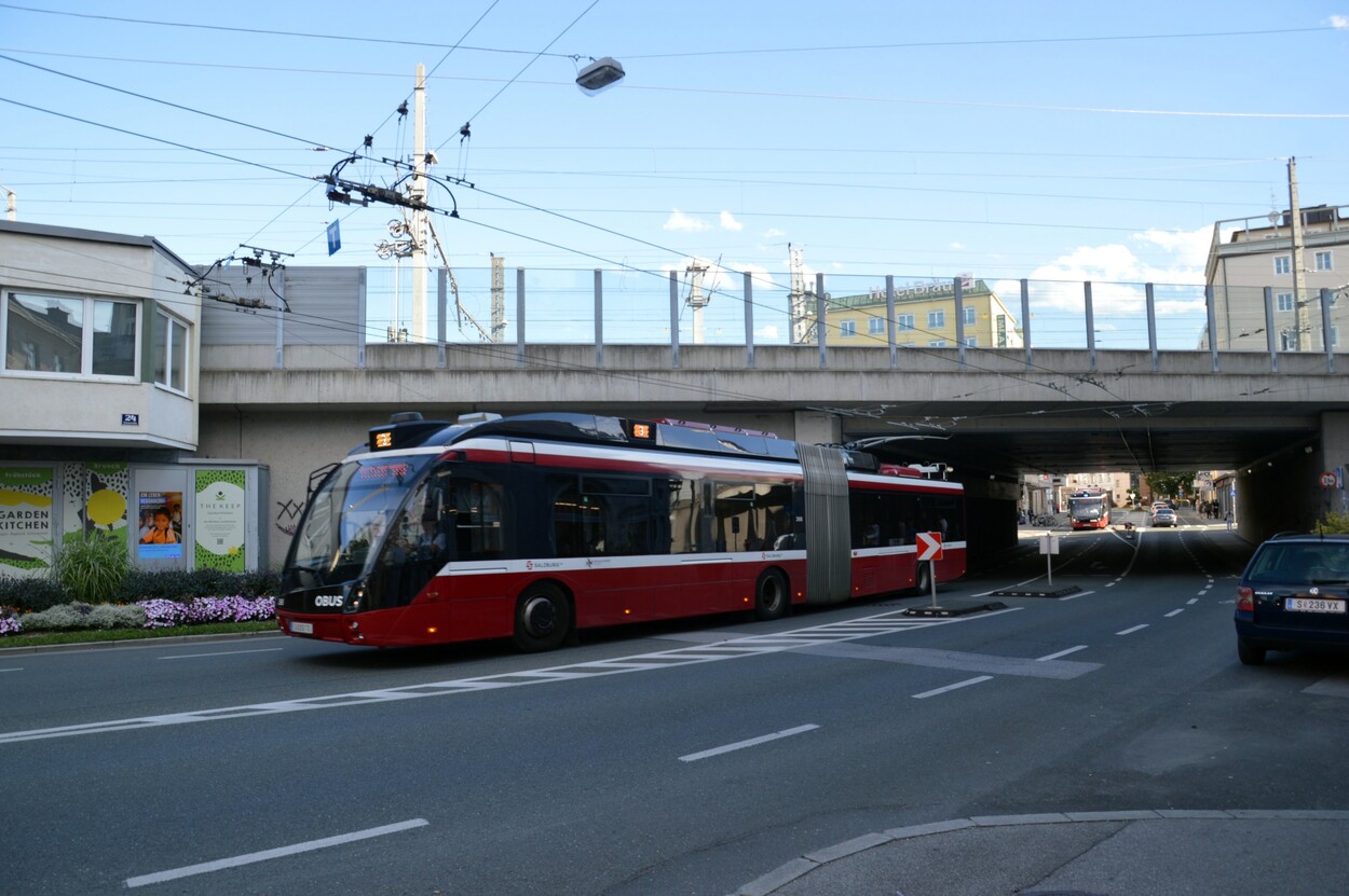 Linienverkehr in Salzburg - Obus