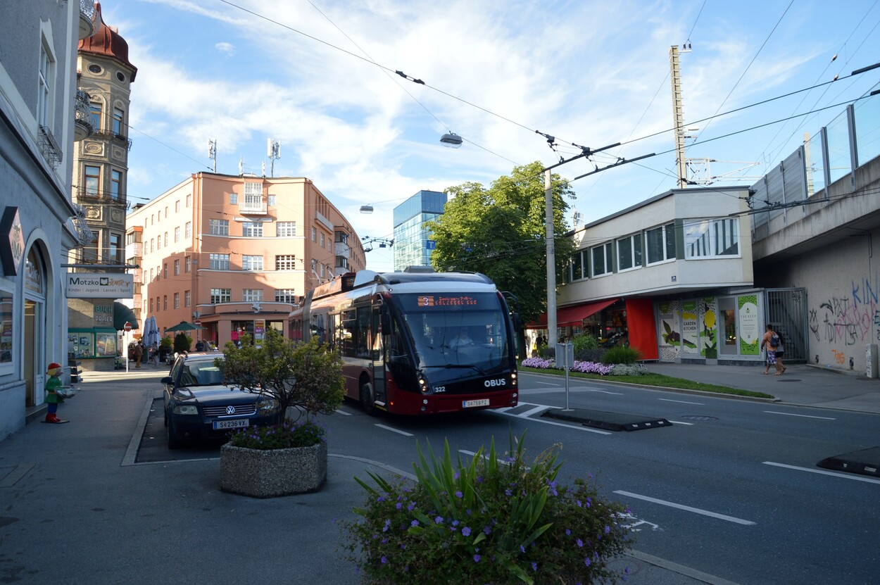 Linienverkehr in Salzburg - Obus
