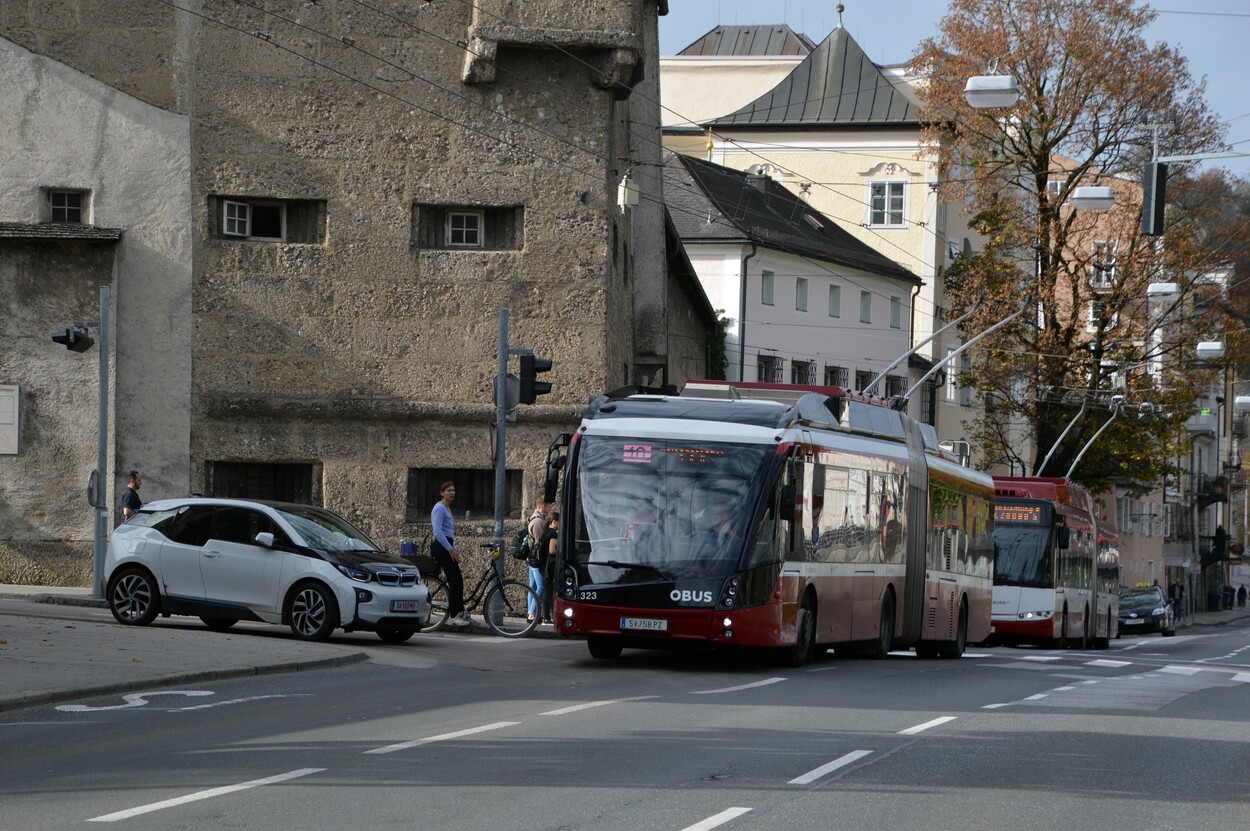 Linienverkehr in Salzburg - Obus