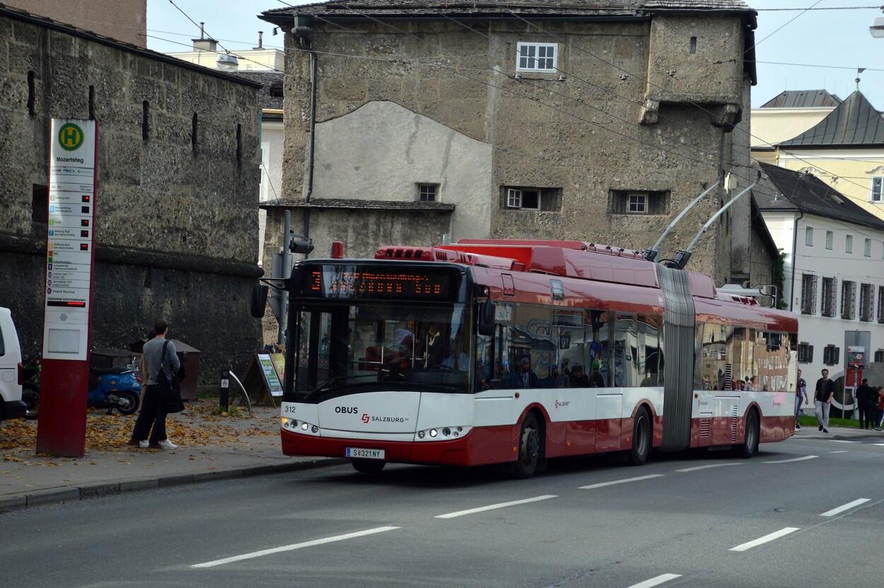 Linienverkehr in Salzburg - Obus
