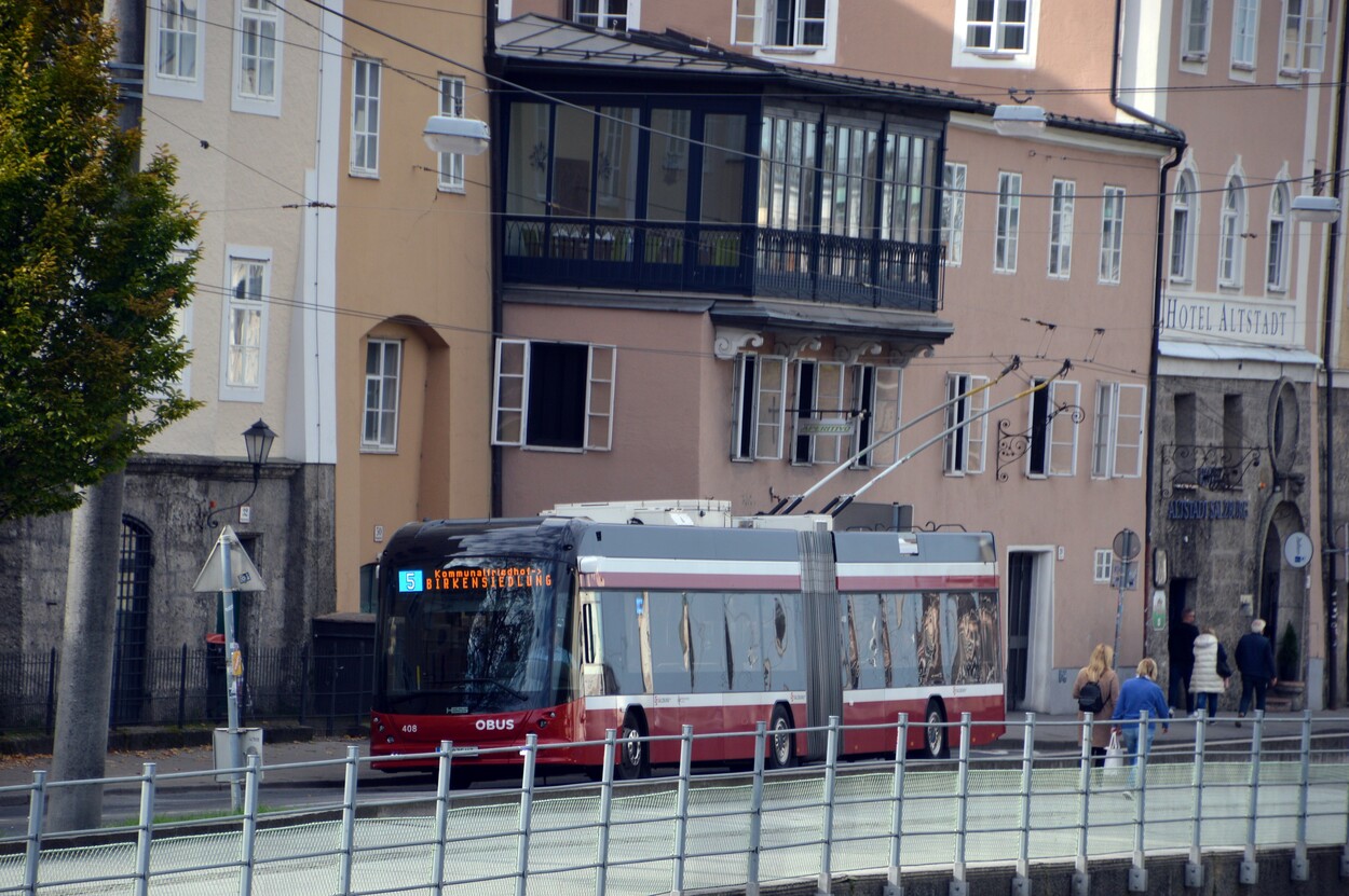 Linienverkehr in Salzburg - Obus
