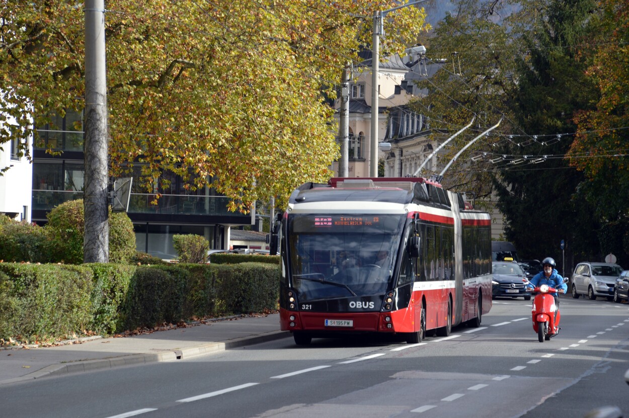 Linienverkehr in Salzburg - Obus