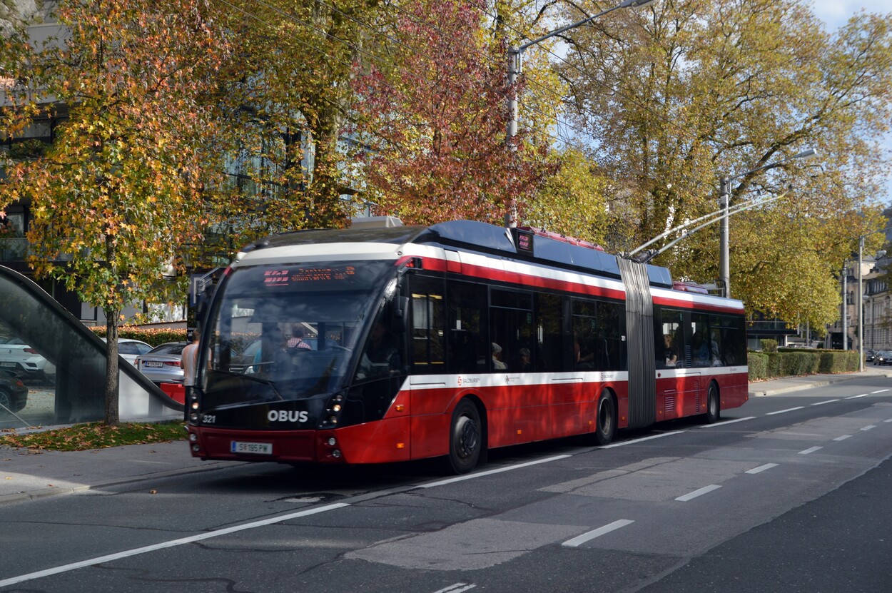 Linienverkehr in Salzburg - Obus