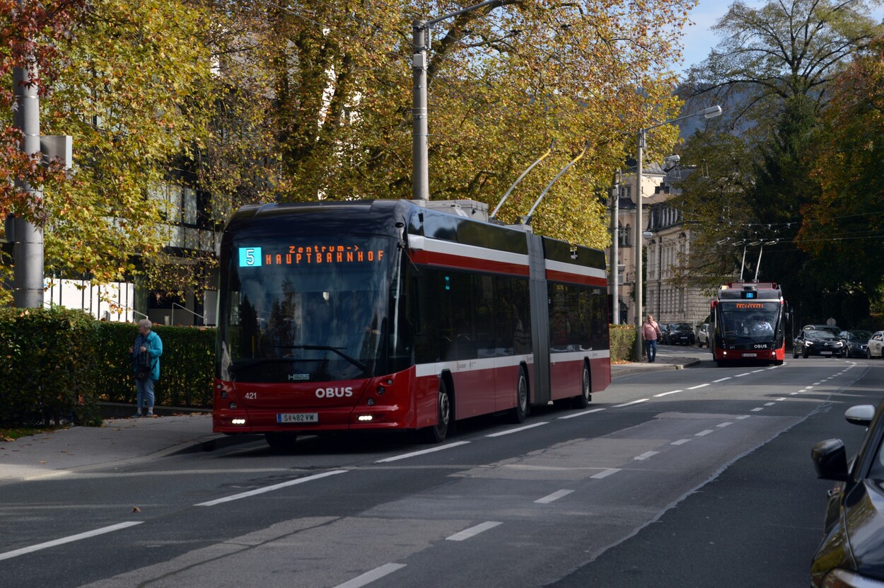 Linienverkehr in Salzburg - Obus