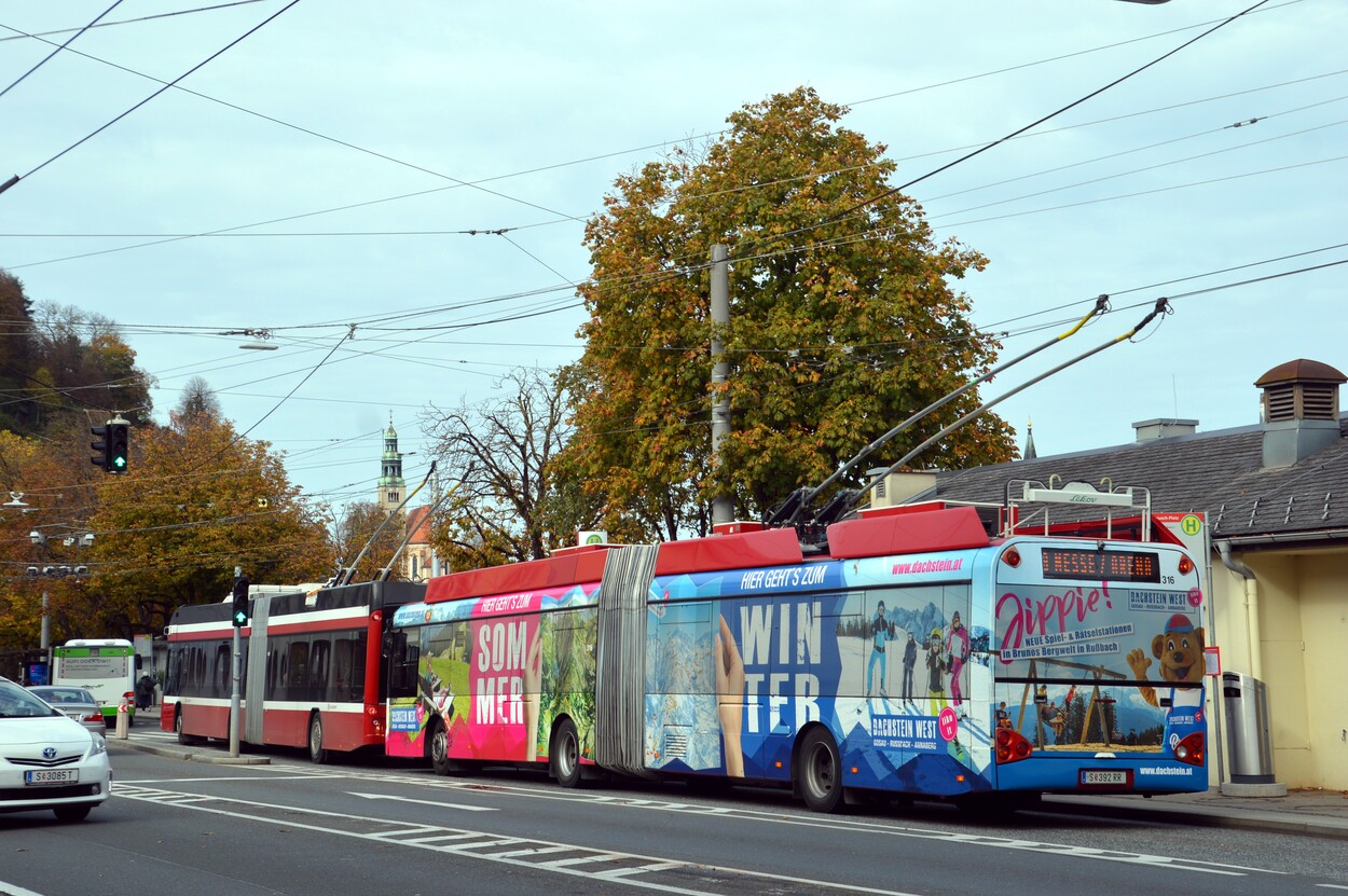 Linienverkehr in Salzburg - Obus