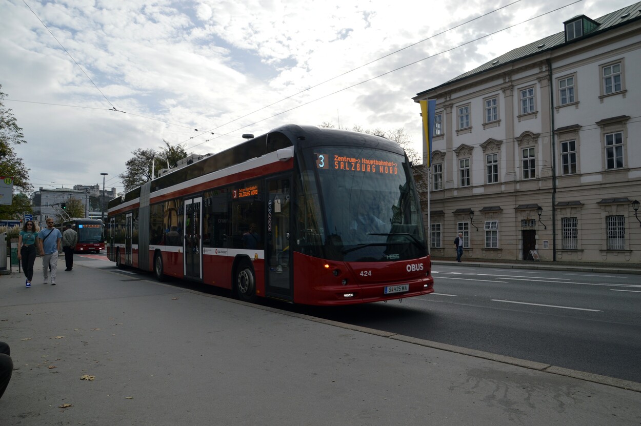 Linienverkehr in Salzburg - Obus