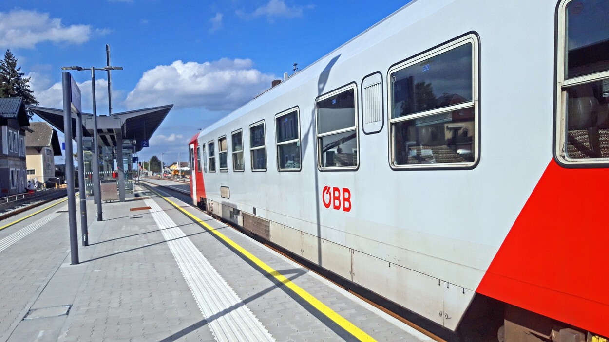 Der neue Bahnhof in Mattighofen