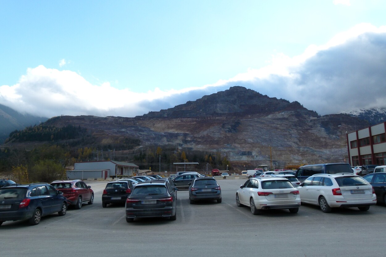 Güter-Trolley System auf dem steirischen Erzberg