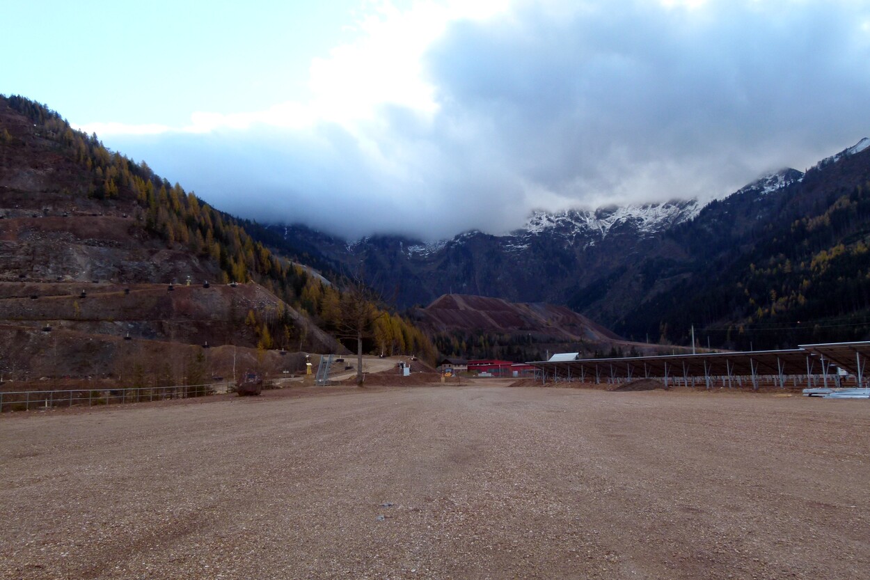 Güter-Trolley System auf dem steirischen Erzberg