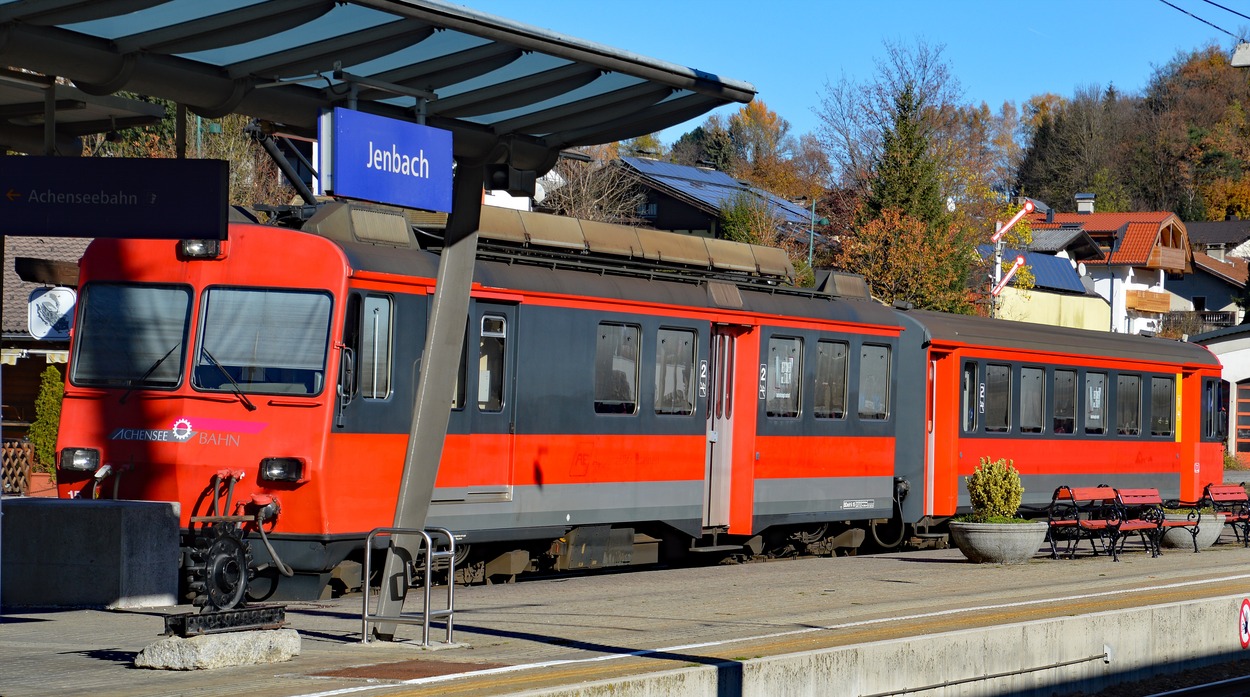 Achenseebahn Jenbach Bahnsteig 1