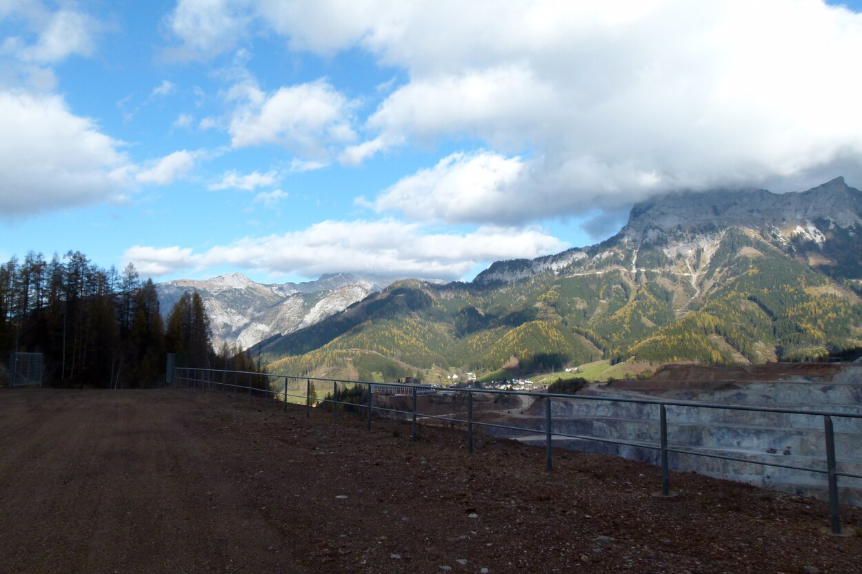 Güter-Trolley System auf dem steirischen Erzberg