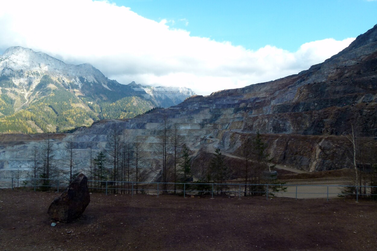 Güter-Trolley System auf dem steirischen Erzberg