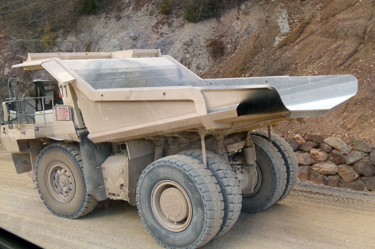 Güter-Trolley System auf dem steirischen Erzberg