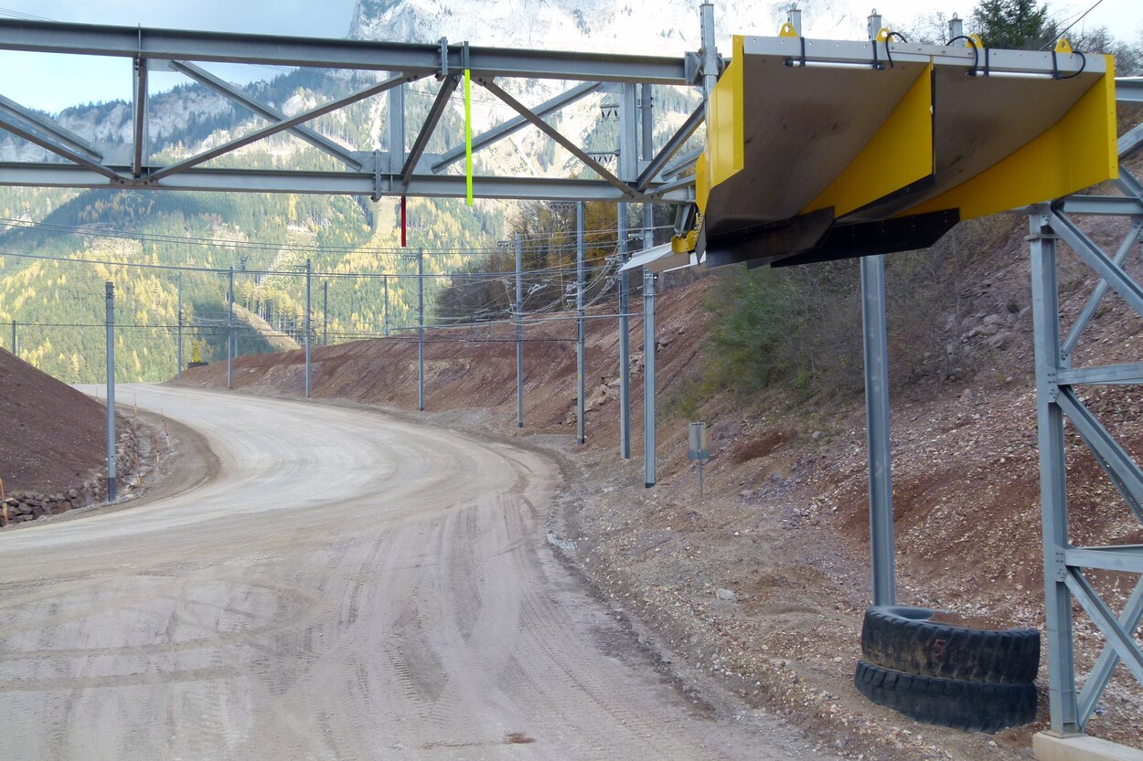 Güter-Trolley System auf dem steirischen Erzberg
