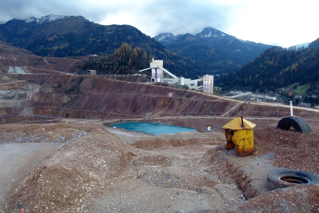 Güter-Trolley System auf dem steirischen Erzberg