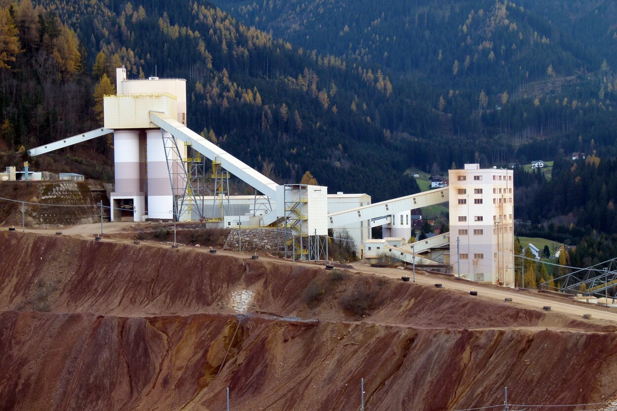 Güter-Trolley System auf dem steirischen Erzberg