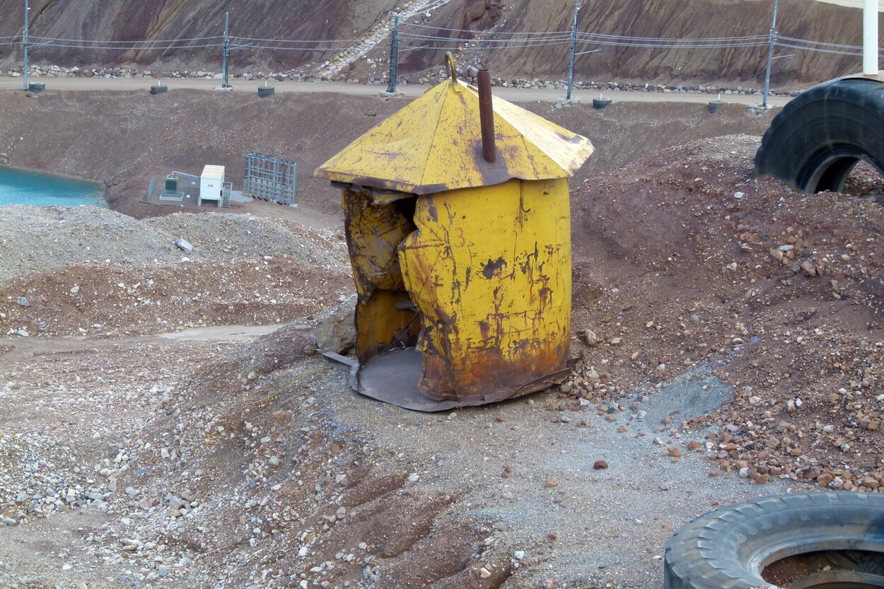 Güter-Trolley System auf dem steirischen Erzberg