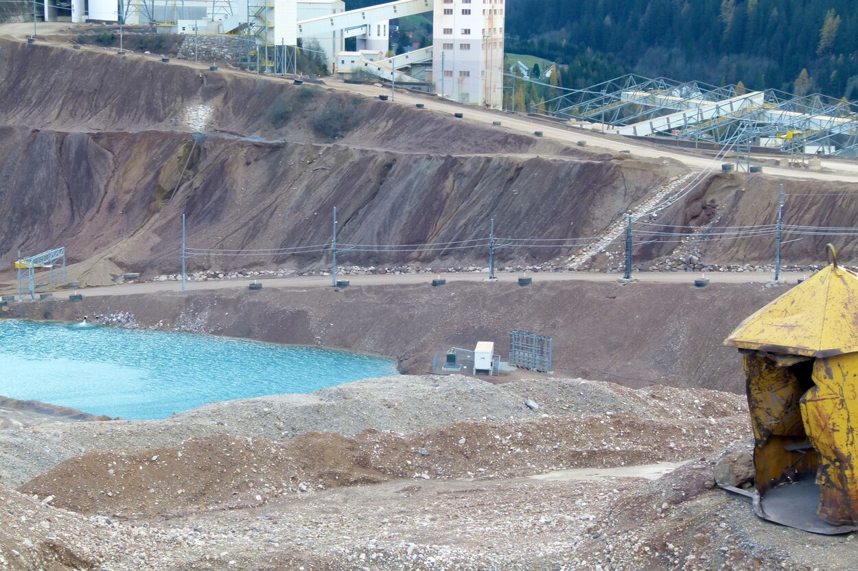 Güter-Trolley System auf dem steirischen Erzberg