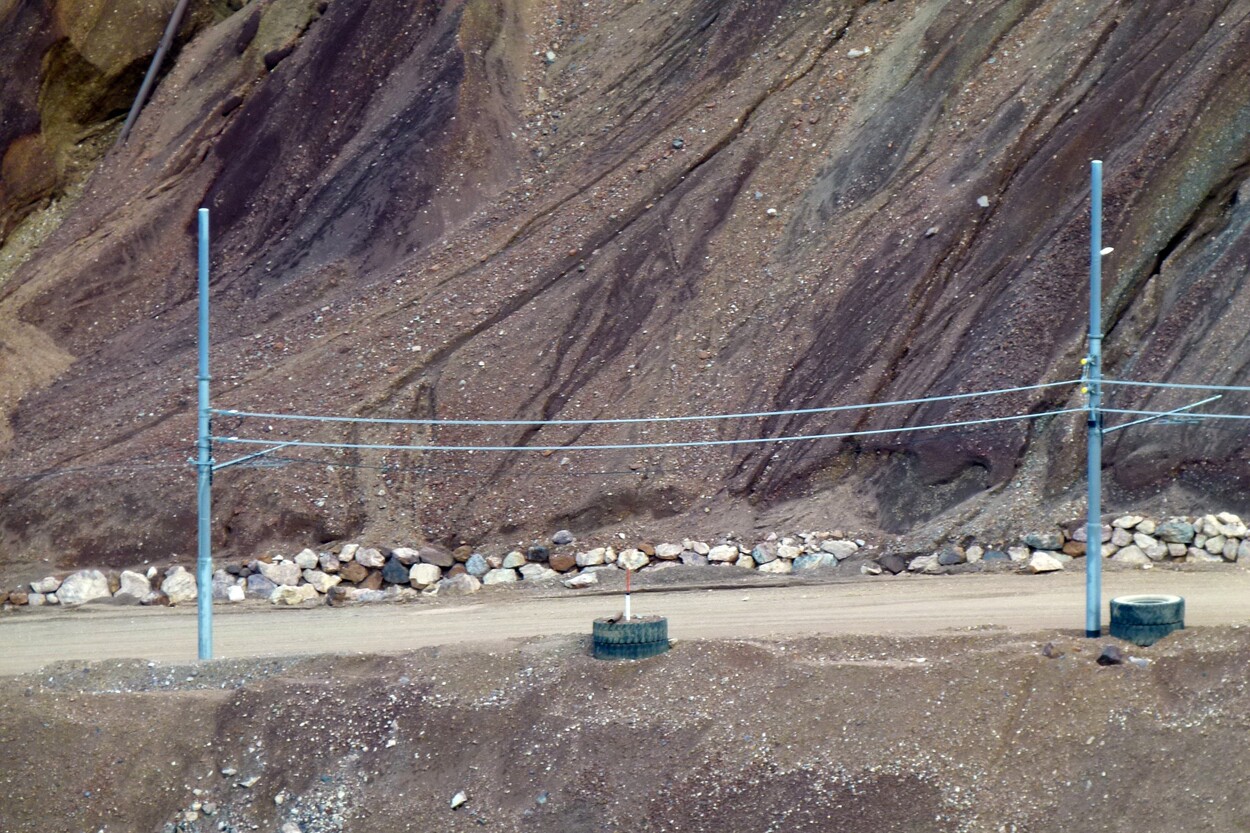 Güter-Trolley System auf dem steirischen Erzberg