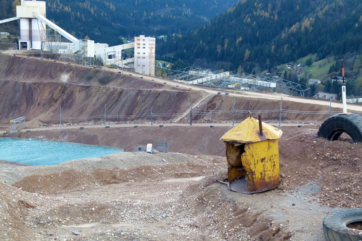 Güter-Trolley System auf dem steirischen Erzberg