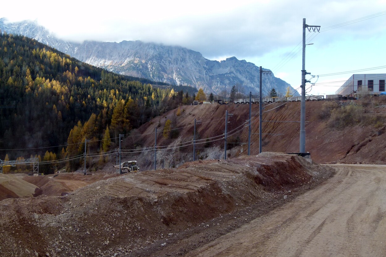 Güter-Trolley System auf dem steirischen Erzberg