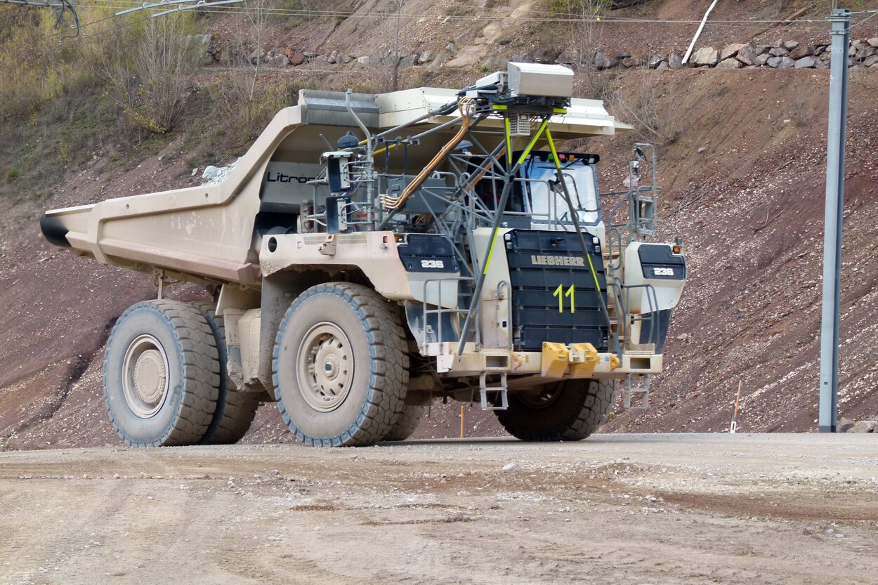Güter-Trolley System auf dem steirischen Erzberg