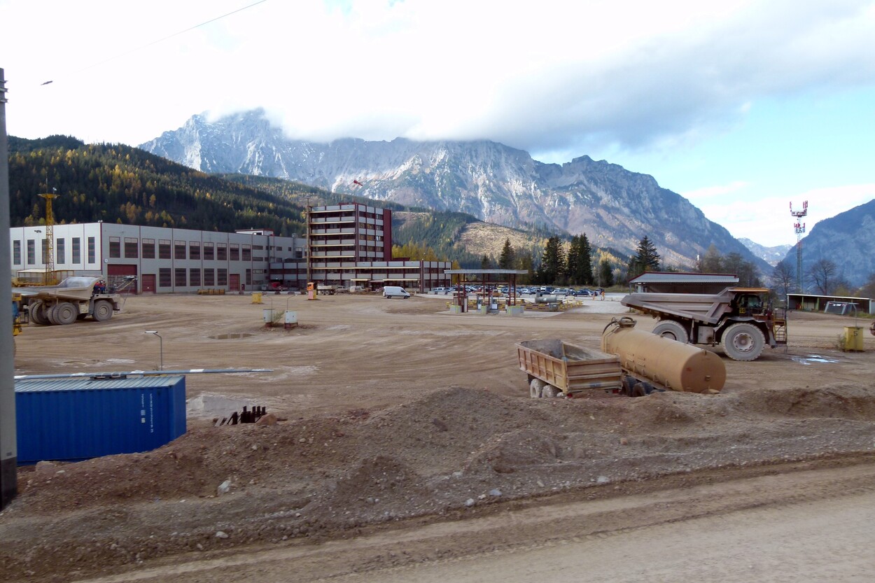 Güter-Trolley System auf dem steirischen Erzberg
