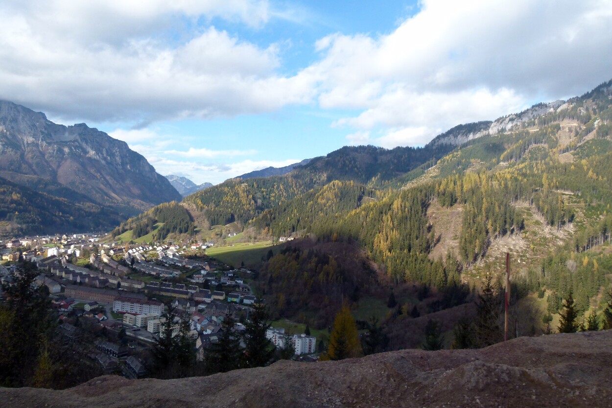 Güter-Trolley System auf dem steirischen Erzberg