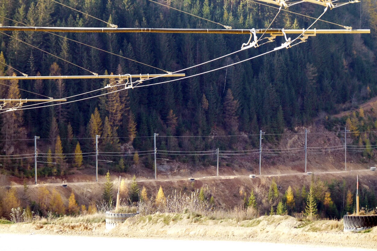 Güter-Trolley System auf dem steirischen Erzberg